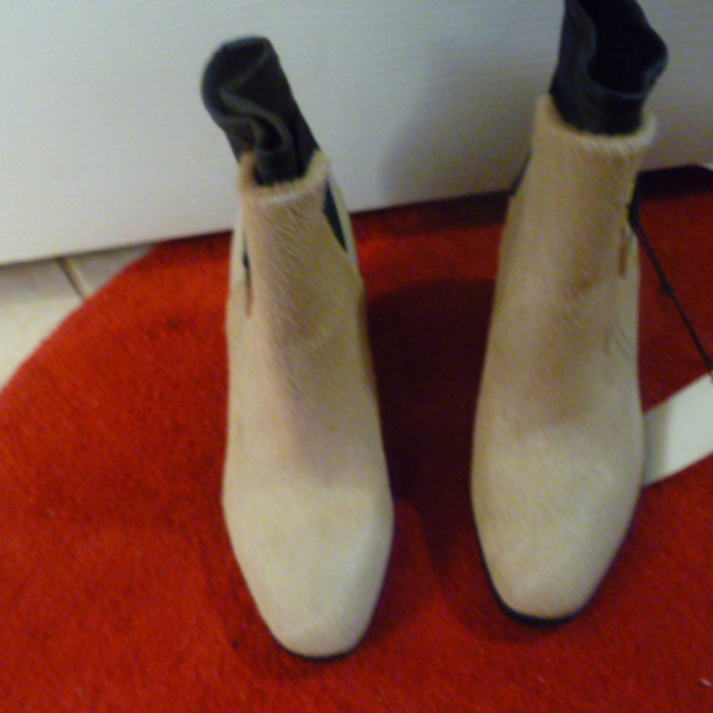 Calf Hair Ankle Boot by CAlvin Klein